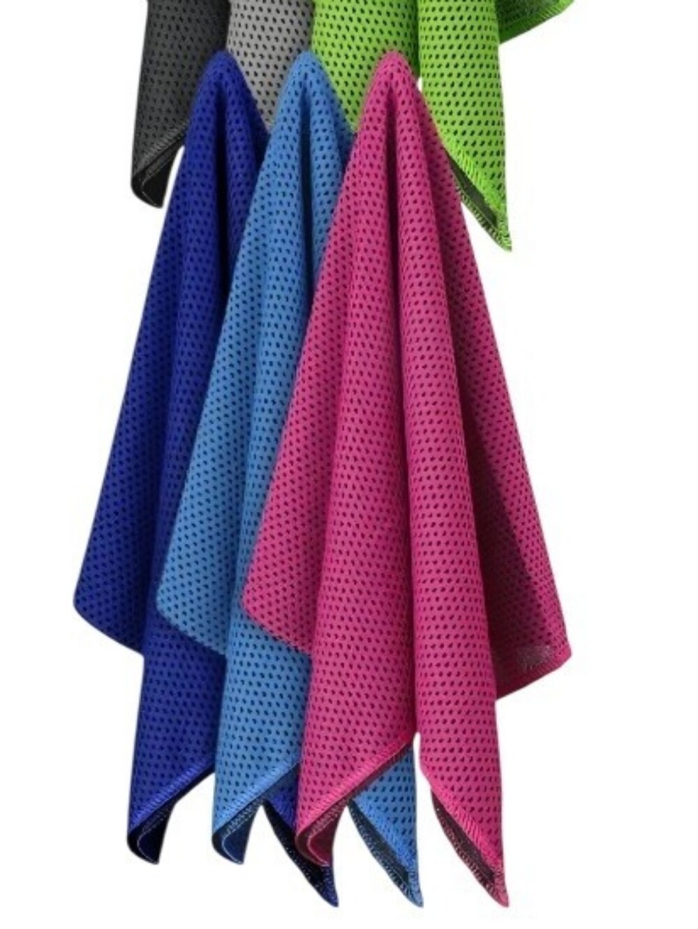 Cooling Mesh Light Blue Sports Towel